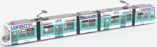 Hiroshima Electric Railway 5100 No.5108 Green Mover Max Sanfrecce Train 316602_2