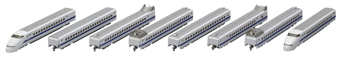 98775 JR 300-0 Series Tokaido, Sanyo Shinkansen Late Model 8 Car Basic Set NEW_2