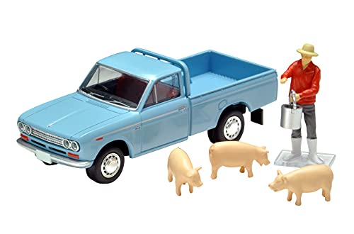 TOMICA LIMITED VINTAGE LV-195b 1/64 DATSUN TRUCK 1500DX w/ Figure 314967 NEW_1