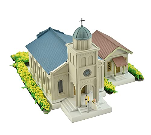 N Gauge 1/150 DIORAMA COLLECTION DIOCOLLE 051-4 Church at Beach B4 319245 NEW_1