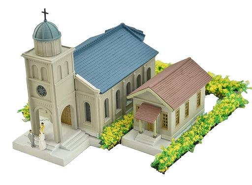 N Gauge 1/150 DIORAMA COLLECTION DIOCOLLE 051-4 Church at Beach B4 319245 NEW_2