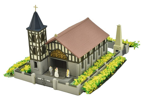 N Gauge 1/150 DIORAMA COLLECTION DIOCOLLE 052-3 Church at Highlands C3 319252_1