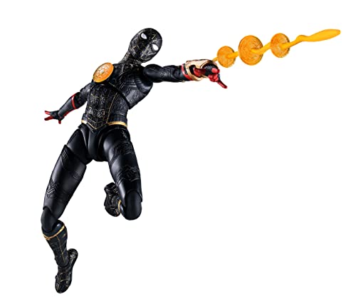 S.H.Figuarts Spider-Man [Black & Gold Suit] (Spider-Man: No Way Home) 150mm NEW_1