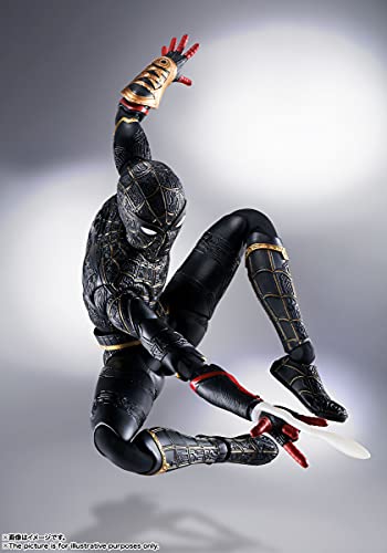 S.H.Figuarts Spider-Man [Black & Gold Suit] (Spider-Man: No Way Home) 150mm NEW_4
