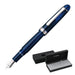 Platinum Fountain Pen #3776 Century Rhodium Chartres Blue Fine PNB-18000CR #51-2_3