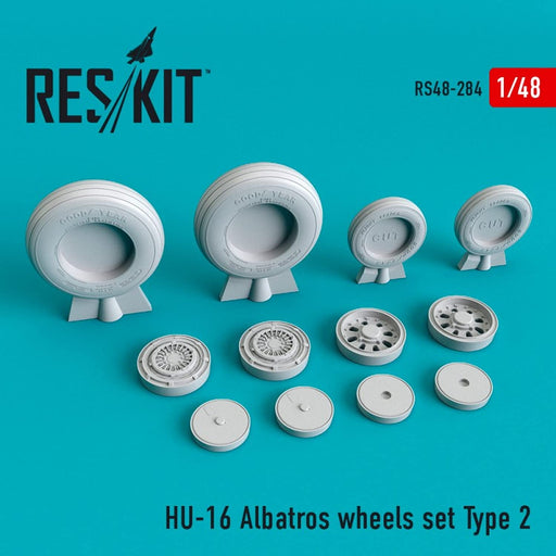1/48 HU-16 Albatros Type 2 Wheels Set for Trumpeter Model Parts RSK48-0284 NEW_1