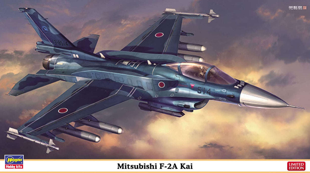 Hasegawa 1/72 Japan Air Self-Defense Force Mitsubishi F-2AKai Model kit ‎HA02390_1
