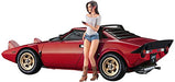 Hasegawa 1/24 LANCIA STRATOS HF STRADALE w/ITALIAN GIRL'S FIGURE Kit 20543 NEW_1