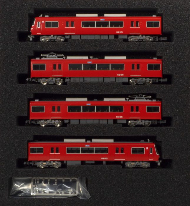 Green Max N Gauge Meitetsu 5700 Series 5705 Formation 4-Car Set Powered 31545_3