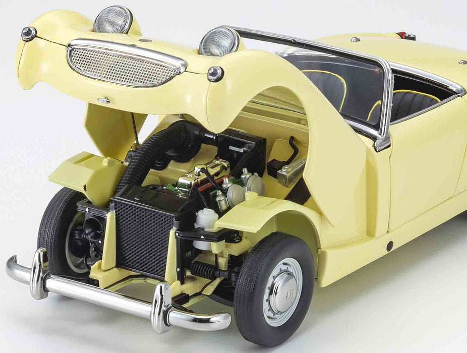Kyosho Original 1/18 Austin Healey Sprite Primrose Yellow KS08953PY Model Car_5