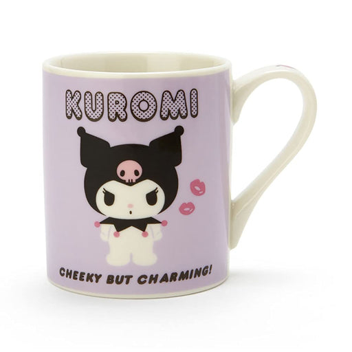 Sanrio Kuromi Mug Cup 220ml porcelain Microwave Safe 10.3x7.2x8.2cm 033642 NEW_1