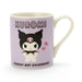 Sanrio Kuromi Mug Cup 220ml porcelain Microwave Safe 10.3x7.2x8.2cm 033642 NEW_1
