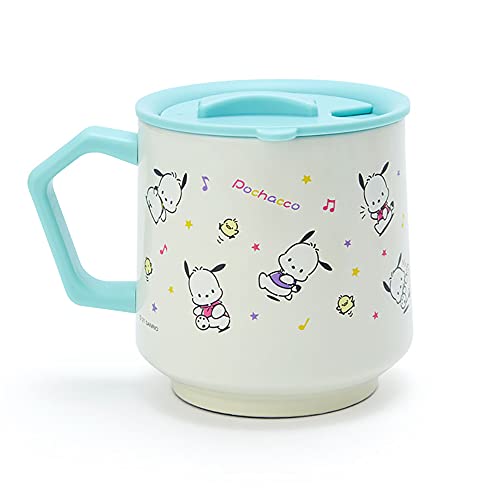 Sanrio Pochacco Stainless Mug Cup With Lid Vacuum double structure 350ml NEW_2