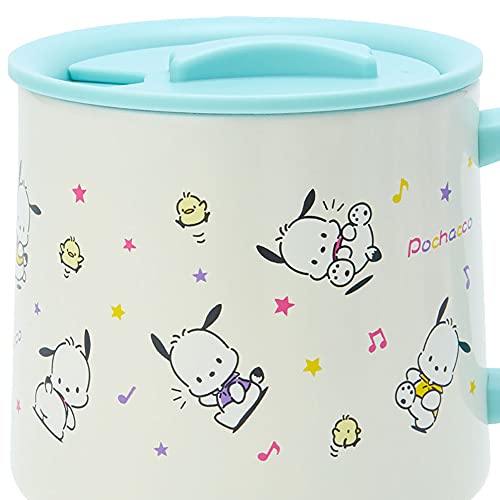 Sanrio Pochacco Stainless Mug Cup With Lid Vacuum double structure 350ml NEW_4