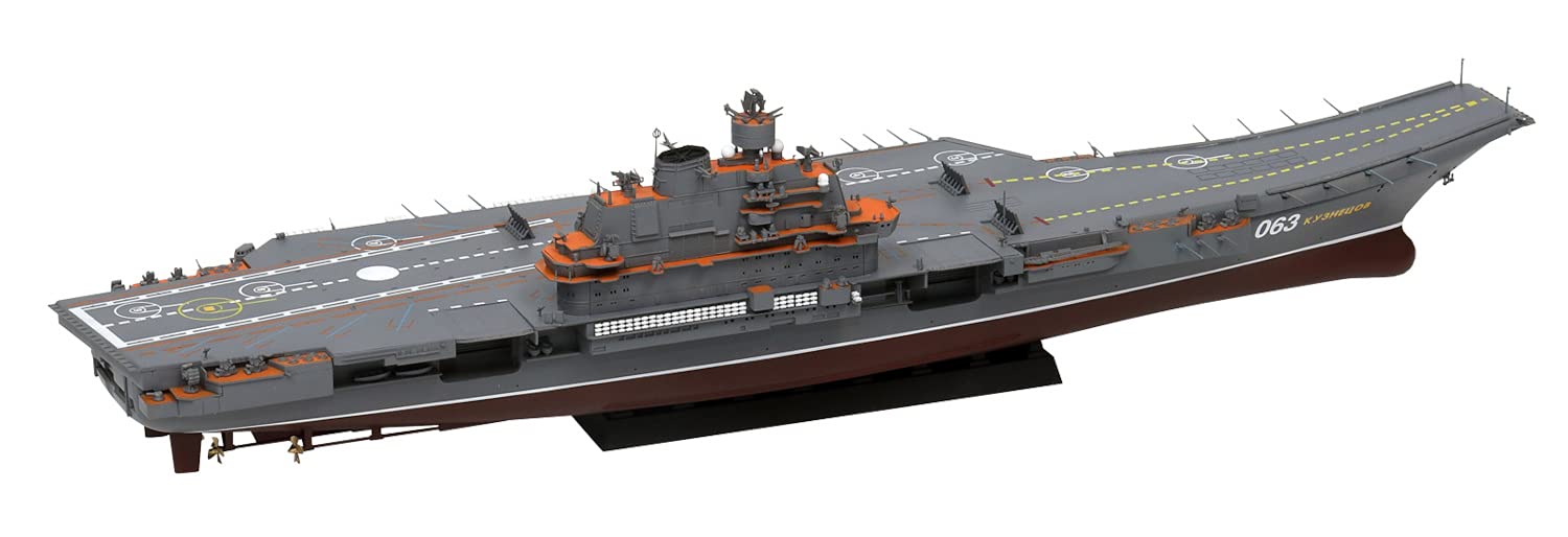 PIT-ROAD 1/700 Russian Navy Aircraft Carrier ADMIRAL KUZNETSOV Model Kit M51 NEW_2