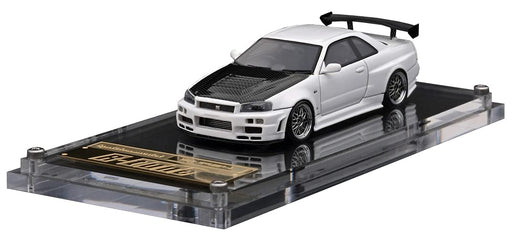ignition model 1/64 Nismo R34 GT-R R-tune White Resin Model Car IG2577 NEW_1