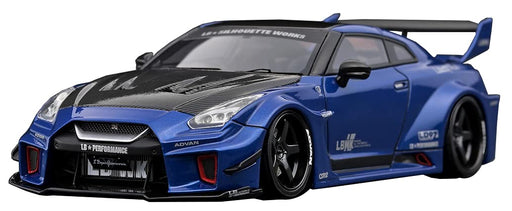ignition model 1/43 LB-Silhouette WORKS GT Nissan 35GT-RR Blue Metallic IG2544_1
