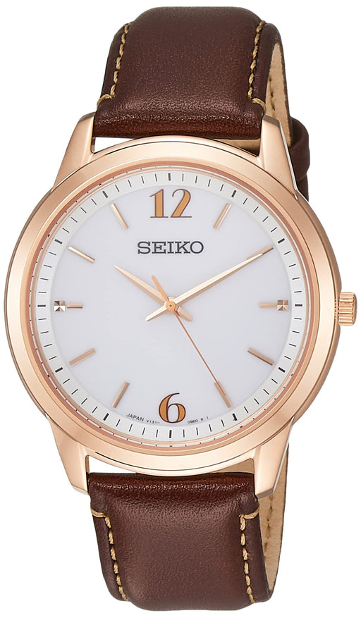 Seiko Selection SBPL030 Solar Men's Watch Limited Edition Brown Leather Band NEW_1