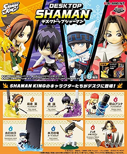 SHAMAN KING DesQ desktop Shaman mini figure All 6 types set Box RE-MENT NEW_1