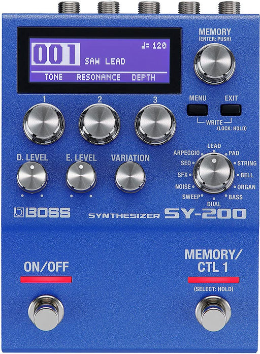 Boss SY-200 Synthesizer Guitar Effects Pedal Polyphonic guitar synth technology_2