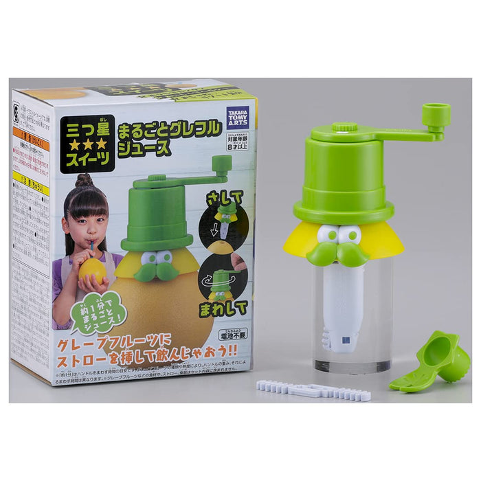 TAKARATOMY A.R.T.S Three stars sweets whole grapefruit Plastic Juice Maker NEW_2