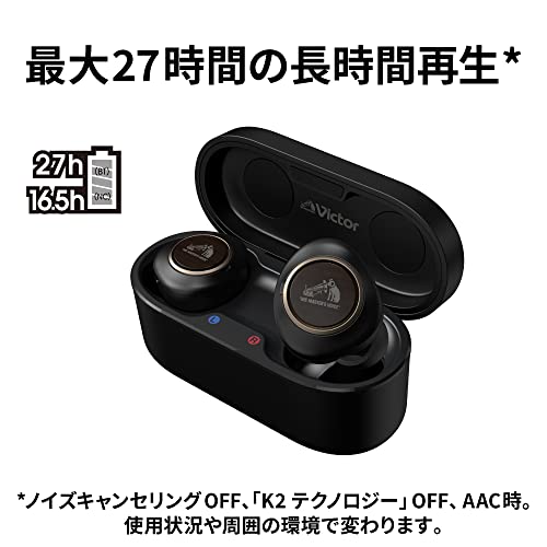 Victor HA-FW1000T WOOD Series Wireless Noise Cancelling Earphone Bluetooth NEW_2