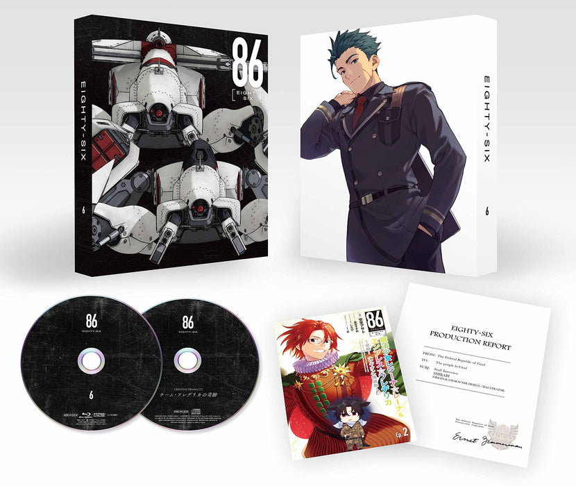 86 Eighty Six Vol.6 First Limited Edition Blu-ray+CD+Novel Booklet ANZX-15871_3