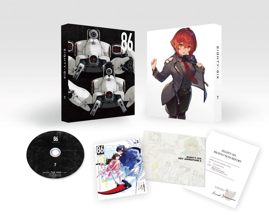 [Blu-ray+CD] 86 Eighty Six Vol.7 First Limited Edition w/ Novel Book ANZX-15873_3