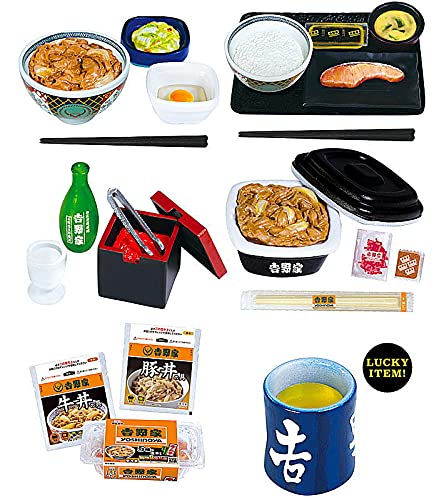 Kenelephant Yoshinoya Miniature Collection Lucky items included Set of 6 NEW_2