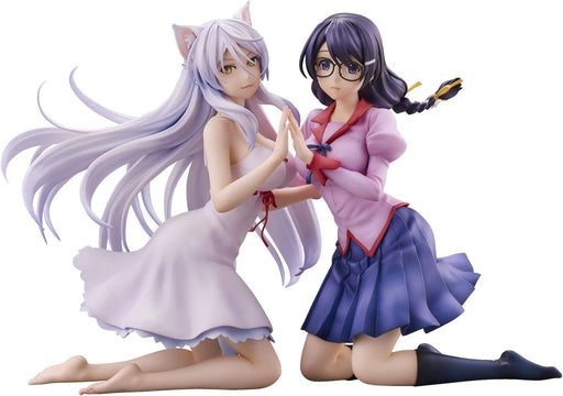 [Nekomonogatari] Tsubasa Hanekawa (Set of 2) Figure non-scale PVC&ABS Painted_1