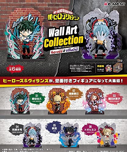Re-Ment My Hero Academia Wall Art Collection Heroes&Villains Complete BOX NEW_1