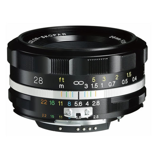 Voigtlander COLOR-SKOPAR 28mm f2.8 AsphericalSL IIS Nikon AI-S Lens BLACK RIM_1