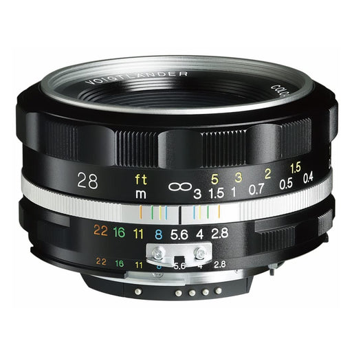 Voigtlander COLOR-SKOPAR 28mm f2.8 AsphericalSL IIS Nikon AI-S Lens Silver RIM_1