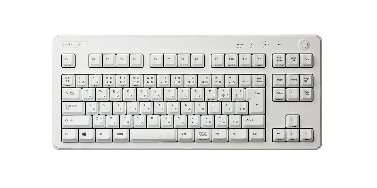 REALFORCE R3 R3HC23 Bluetooth 5.0 JP Layout 91 Keys Super White