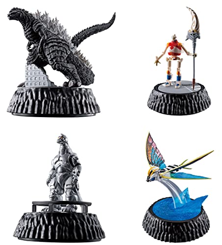 Capsule Toy All 4 Sets (Complete) Godzilla HG D + Godzilla 07 NEW from Japan_1