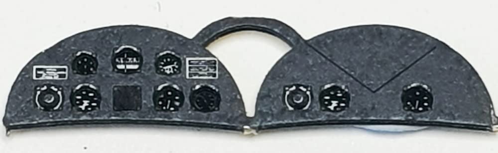 1/72 Bucker Bu-131 (RLM 66) Instrument Panel for RS Models Model Parts YMA7286_1