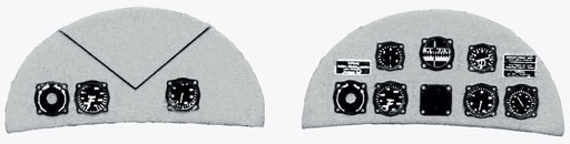 1/72 Bucker Bu-131 Instrument Panel for RS Models Plastic Model Parts YMA7276_1