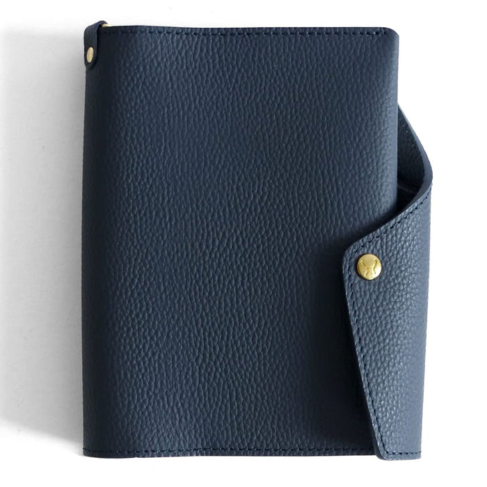 HUKURO really usable notebook cover -vibrant- A5 (booklet type) navy hu-nb012_1