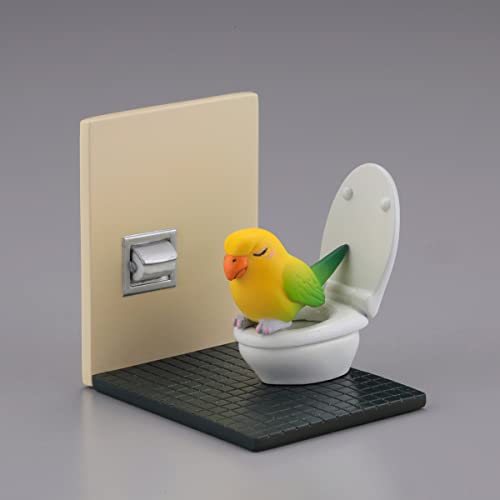 Kaiyodo miniQ Kunio Sato's Animals [Toilet Time 2] (Set of 6) NEW from Japan_6
