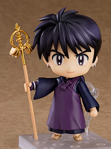 Nendoroid 1735 Inuyasha Miroku Figure plastic non-scale 100mm G12683 NEW_6