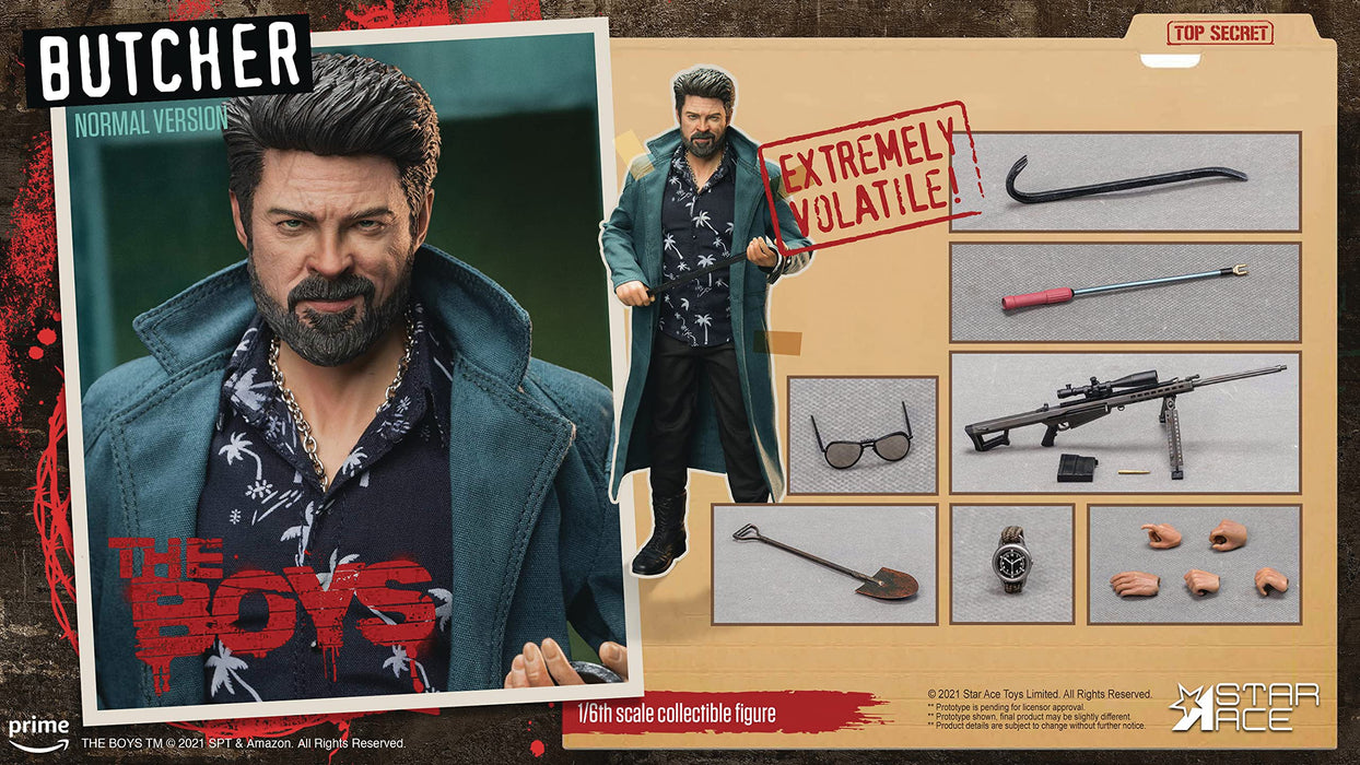 Star Ace Toys THE BOYS BILLY BUTCHER 1/6 Action Figure SA0105 TV Drama Character_1