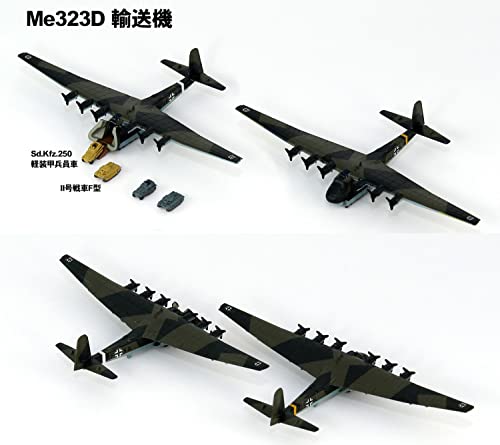 PIT-ROAD 1/700 SKY WAVE Series WWII Luftwaffe Aircraft Set 3 Kit NEW from Japan_2