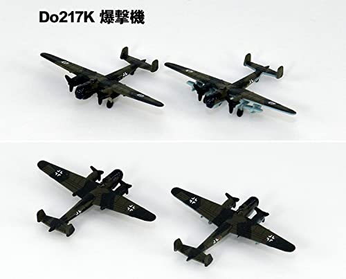 PIT-ROAD 1/700 SKY WAVE Series WWII Luftwaffe Aircraft Set 3 Kit NEW from Japan_3