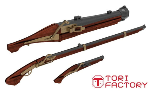 Tori Factory 1/12 Gun Series Medieval Matchlock Set Resin Kit GUN-07 Molding NEW_2