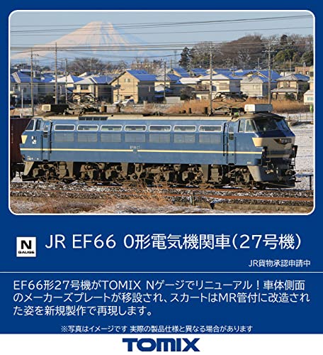 Tomix N gauge J.R. Electric Locomotive Type EF66-0 27 7159 Model Train NEW_1