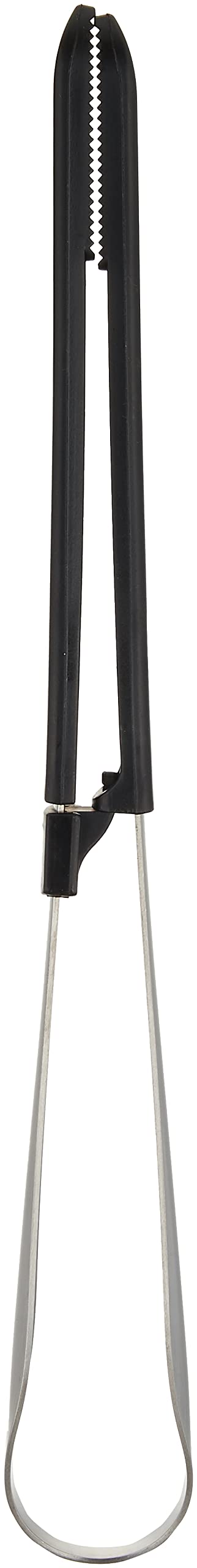 Shimomura Kogyo Made in Japan Yakipa! Yakiniku tongs YP-218 Silver/Black NEW_2