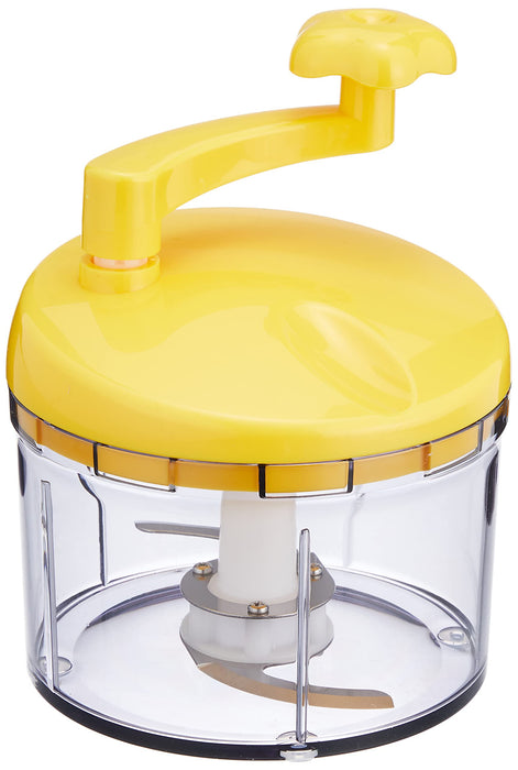 Shimomura Kogyo Made in Japan Yakipa! Chopped Chopper YP-625 Yellow Stainless_1