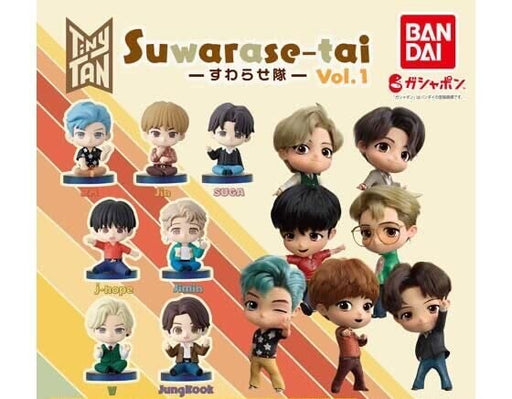 BANDAI TinyTAN Suwarasetai Vol.1 Set of 7 Full Complete Gashapon toys PVC,MABS_1