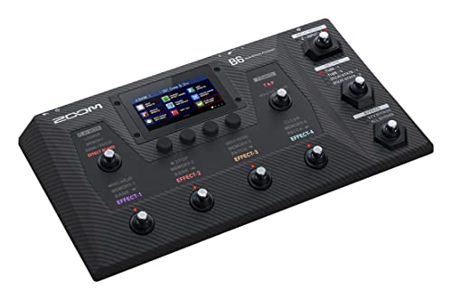Zoom B6 Bass Guitar Multi-Effects Pedal Processor Full-color LCD Touchscreen NEW_2