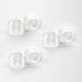 RADIUS Deep Mount earpiece In-ear HP-DME01CL Clear Large Size Set of 3 Pieces_2